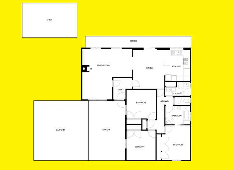 Floorplan of Homely house listing, 3 Kovac Court, Mildura VIC 3500