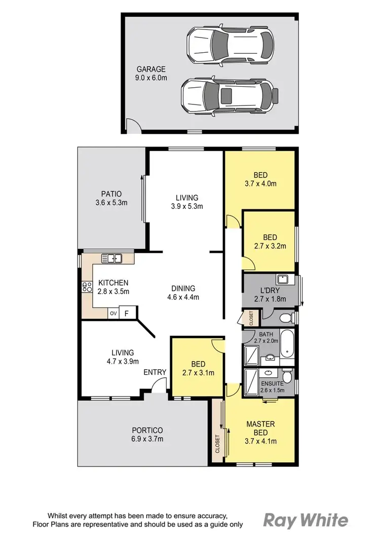 Floorplan of Homely house listing, 3 Tarrilli Place, Carseldine QLD 4034