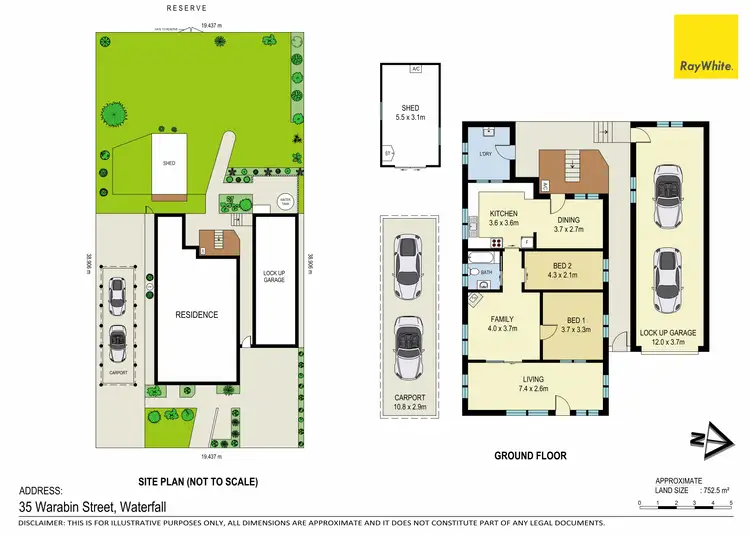 Floorplan of Homely house listing, 35 Warabin Street, Waterfall NSW 2233