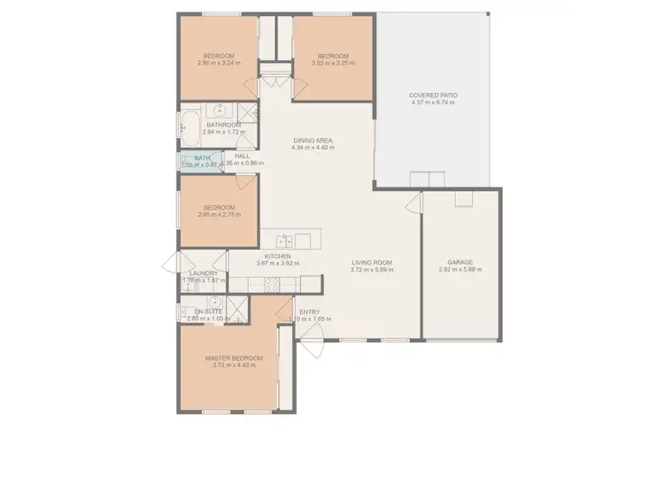 Floorplan of Homely house listing, 10 Eagle Street, Emerald QLD 4720