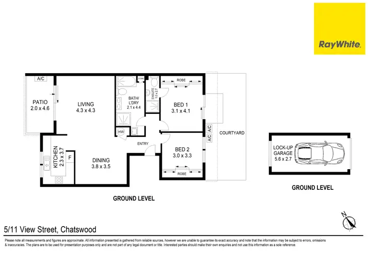Floorplan of Homely unit listing, 5/11-19 View Street, Chatswood NSW 2067