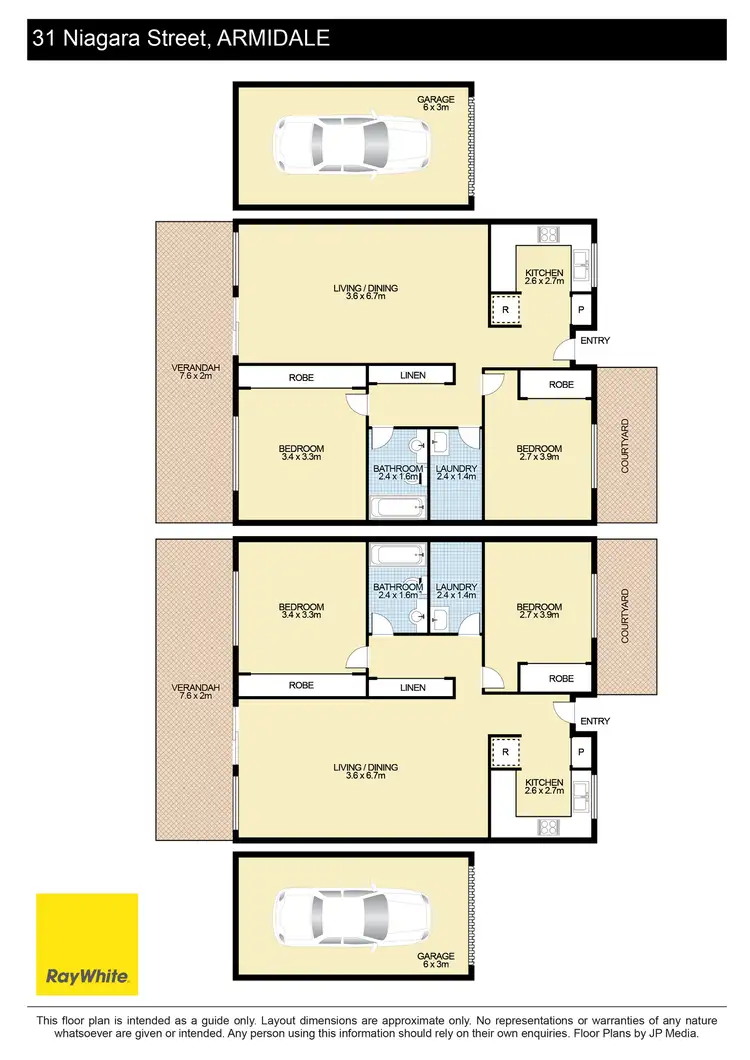 Floorplan of Homely block of units listing, 31-35 Niagara Street, Armidale NSW 2350