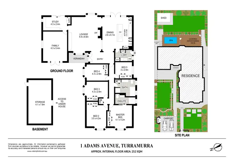 Floorplan of Homely house listing, 1 Adams Avenue, Turramurra NSW 2074
