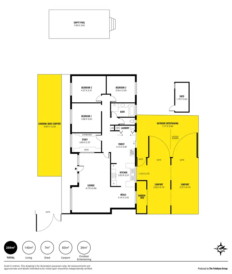 Floorplan of Homely house listing, 50 Suzanne Avenue, Morphett Vale SA 5162