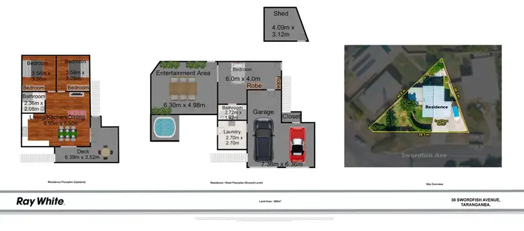 Floorplan of Homely house listing, 30 Swordfish Avenue, Taranganba QLD 4703