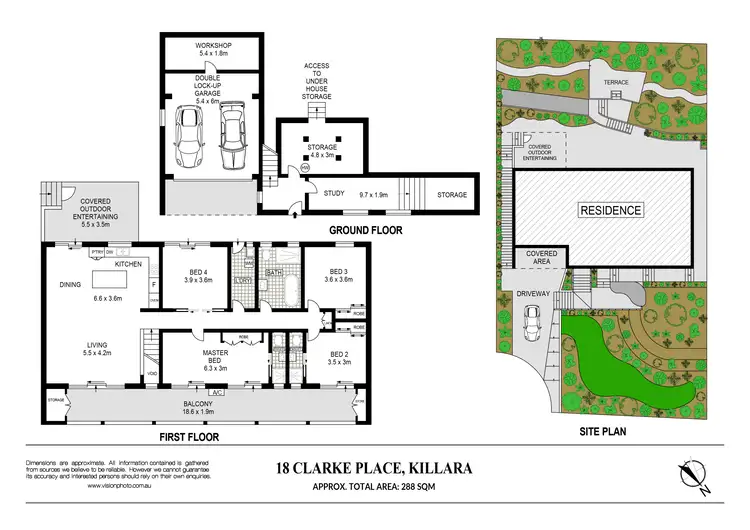 Floorplan of Homely house listing, 18 Clarke Place, Killara NSW 2071