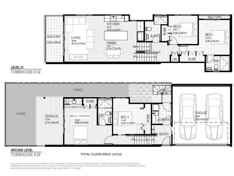 Floorplan of Homely townhouse listing, 2/1 Vaughan Street, Mount Gravatt QLD 4122
