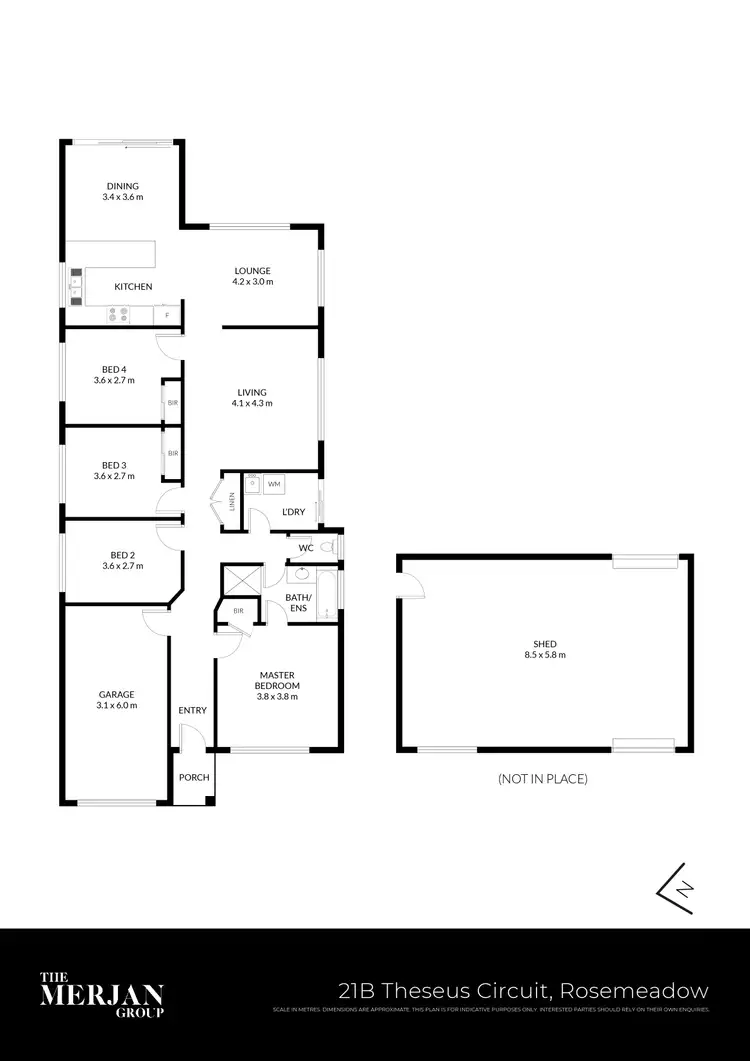 Floorplan of Homely house listing, 21B Theseus Circuit, Rosemeadow NSW 2560