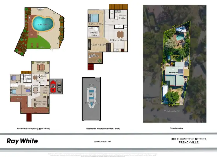 Floorplan of Homely house listing, 309 Thirkettle Avenue, Frenchville QLD 4701