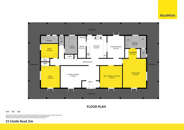 Floorplan of Homely house listing, 15 Chaille Road, Esk QLD 4312