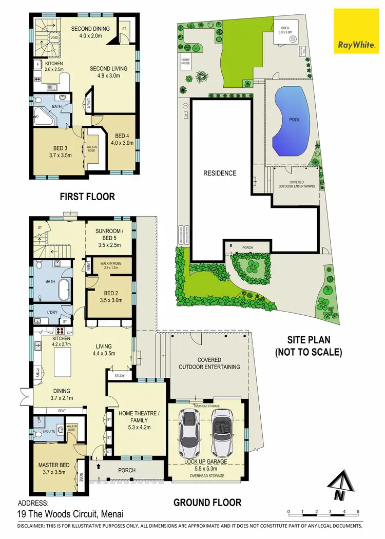 Floorplan of Homely house listing, 19 The Woods Circuit, Menai NSW 2234