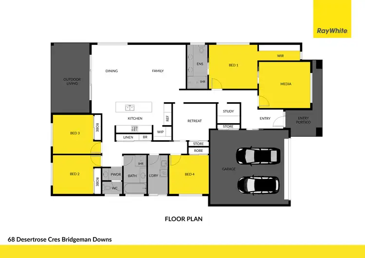 Floorplan of Homely other listing, 68 Desertrose Crescent, Bridgeman Downs QLD 4035