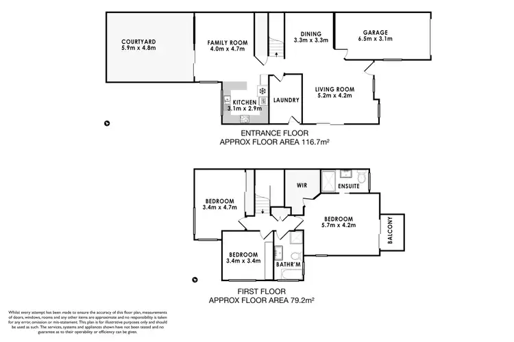 Floorplan of Homely townhouse listing, 6/54 Salamander Way, Salamander Bay NSW 2317