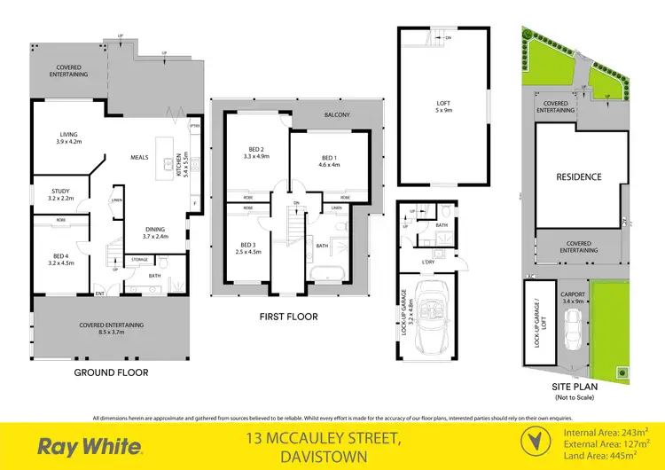 Floorplan of Homely house listing, 13 Mccauley Street, Davistown NSW 2251