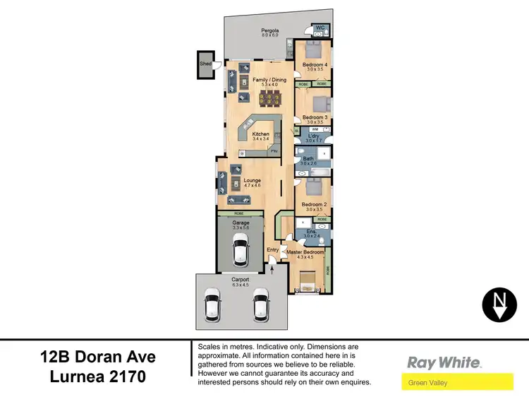 Floorplan of Homely house listing, 12B Doran Avenue, Lurnea NSW 2170