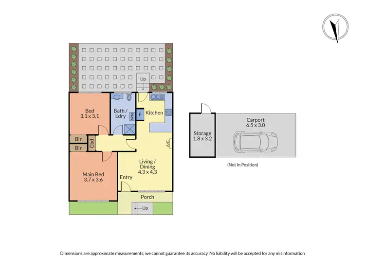 Floorplan of Homely unit listing, 3/23 Begonia Avenue, Bayswater VIC 3153