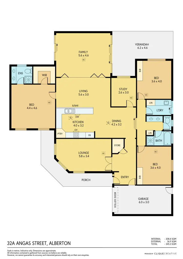 Floorplan of Homely house listing, 32A Angas Street, Alberton SA 5014