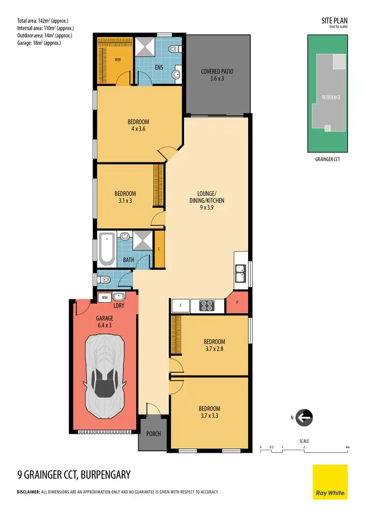 Floorplan of Homely house listing, 9 Grainger Circuit, Burpengary QLD 4505