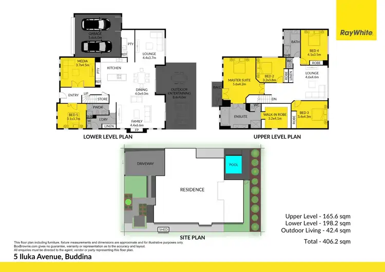 Floorplan of Homely house listing, 5 Iluka Avenue, Buddina QLD 4575