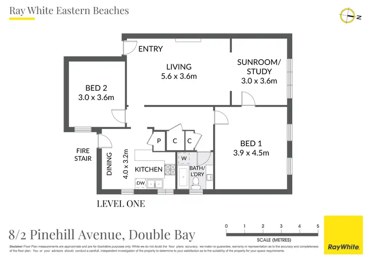Floorplan of Homely apartment listing, 8/2 Pinehill Avenue, Double Bay NSW 2028