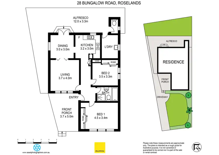 Floorplan of Homely house listing, 28 Bungalow Road, Roselands NSW 2196