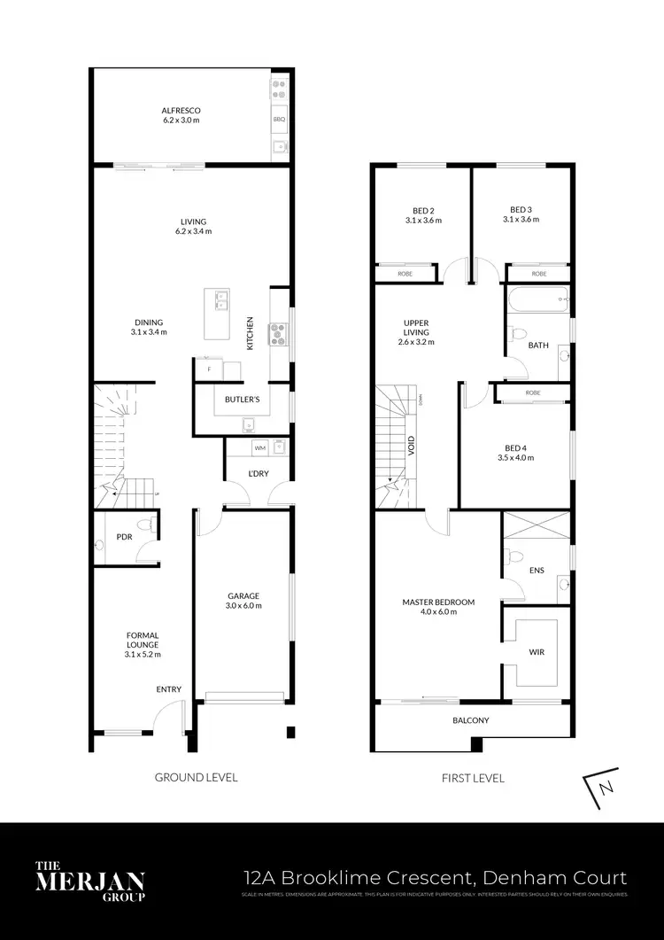 Floorplan of Homely house listing, 12A Brooklime Crescent, Denham Court NSW 2565