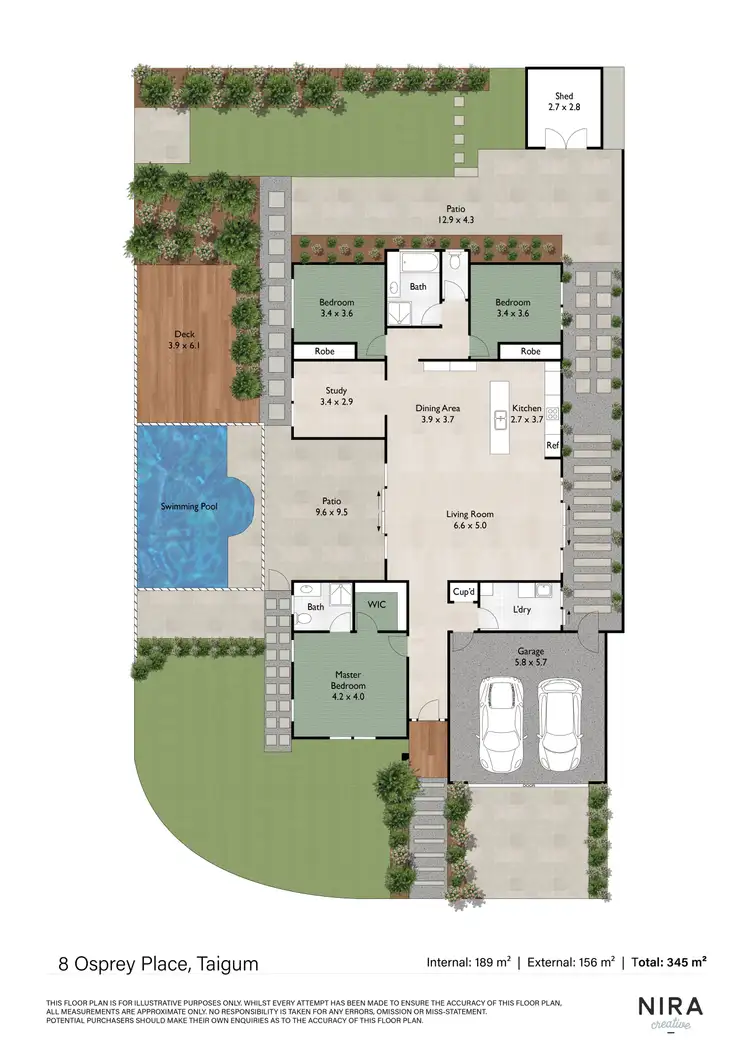 Floorplan of Homely house listing, 8 Osprey Place, Taigum QLD 4018