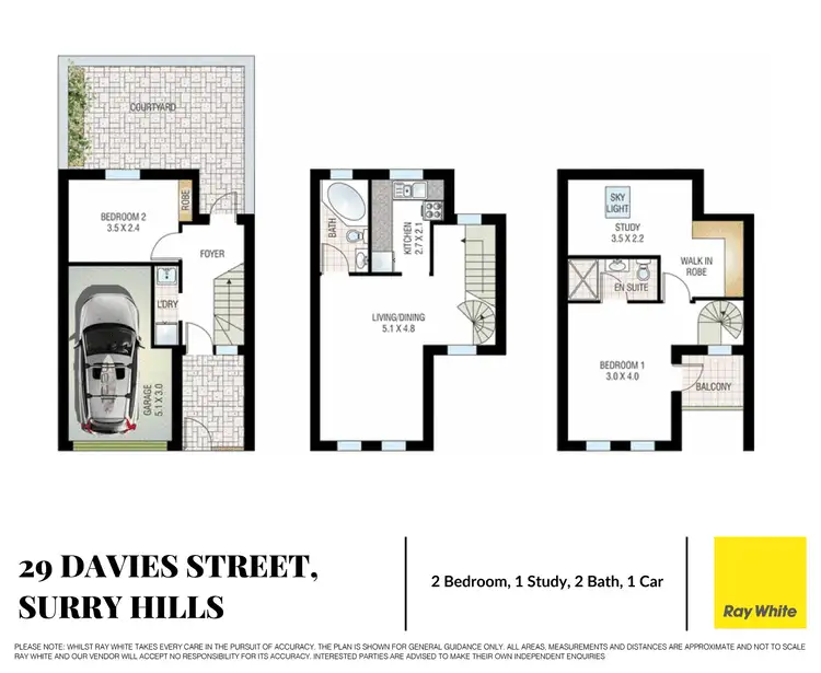 Floorplan of Homely townhouse listing, 29 Davies Street, Surry Hills NSW 2010