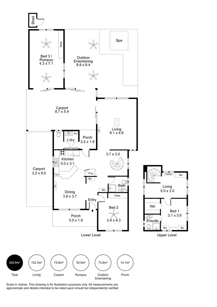 Floorplan of Homely house listing, 63 Fletcher Road, Birkenhead SA 5015