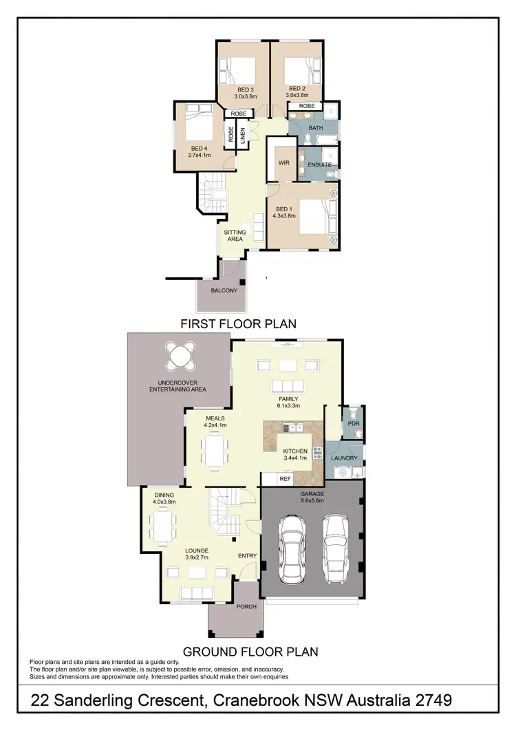 Floorplan of Homely house listing, 22 Sanderling Crescent, Cranebrook NSW 2749