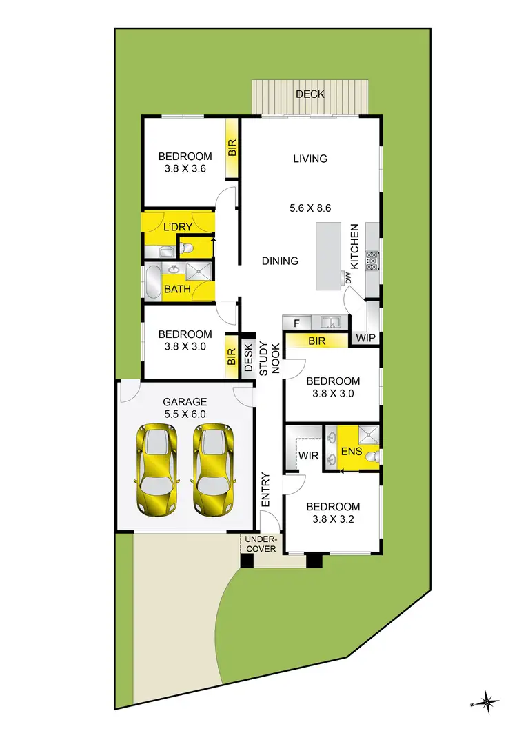 Floorplan of Homely house listing, 32-36 Arnold Circuit, Charlemont VIC 3217