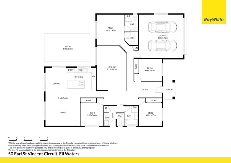 Floorplan of Homely house listing, 50 Earl St Vincent Circuit, Eli Waters QLD 4655