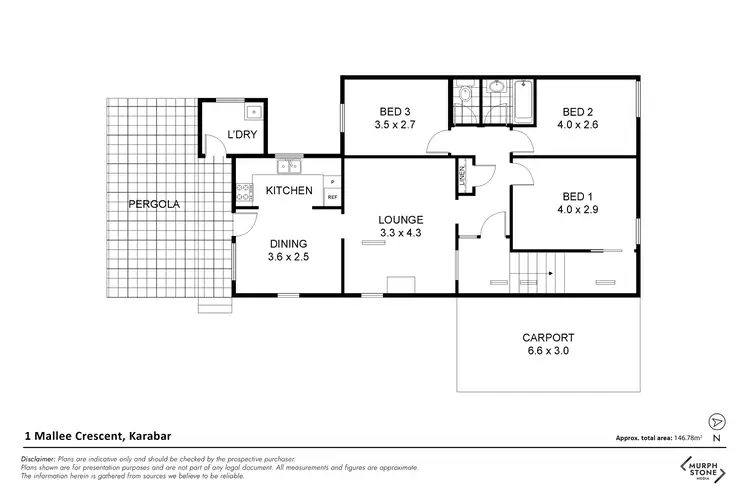 Floorplan of Homely house listing, 1 Mallee Crescent, Karabar NSW 2620