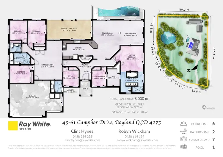 Floorplan of Homely rural property listing, 45-61 Camphor Drive, Boyland QLD 4275
