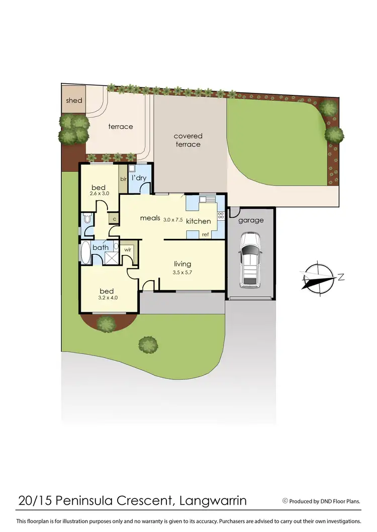 Floorplan of Homely house listing, 20/15 Peninsula Crescent, Langwarrin VIC 3910