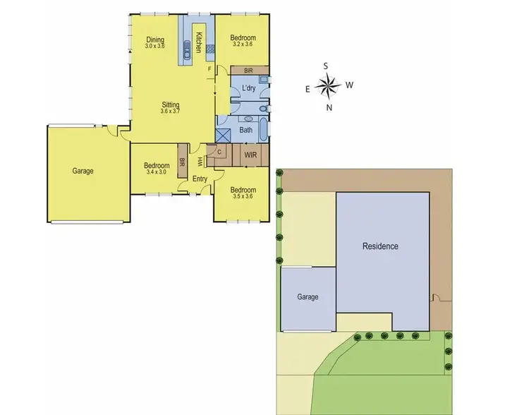 Floorplan of Homely house listing, 2 Wicklow Place, Grovedale VIC 3216