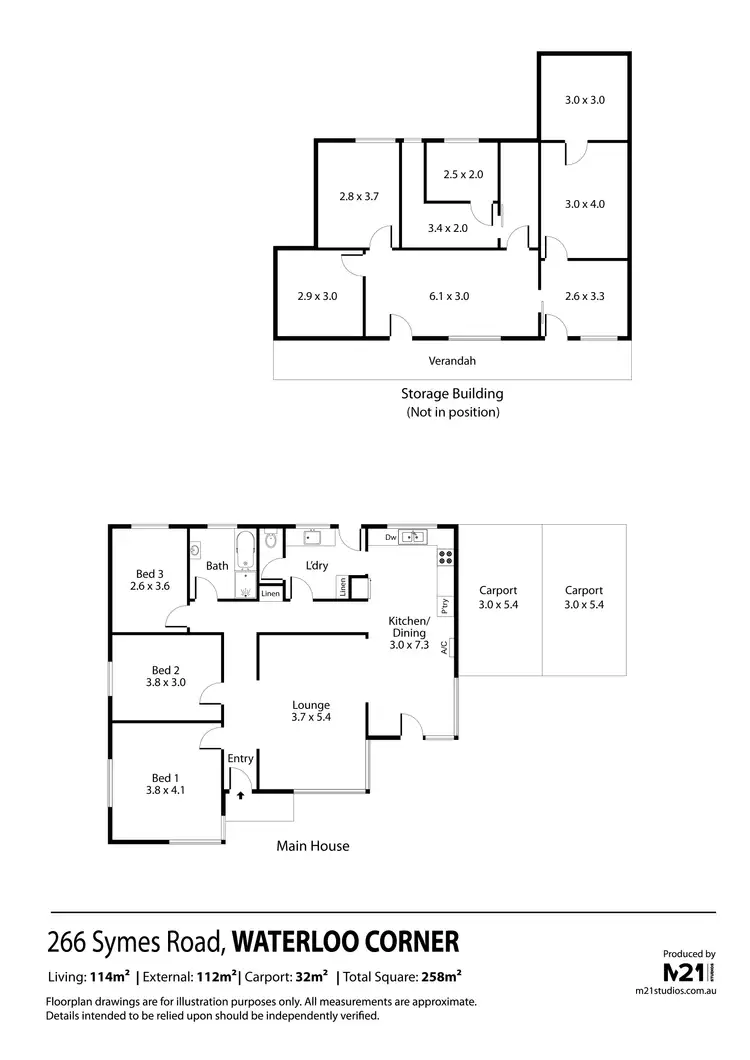 Floorplan of Homely house listing, 266 Symes Road, Waterloo Corner SA 5110