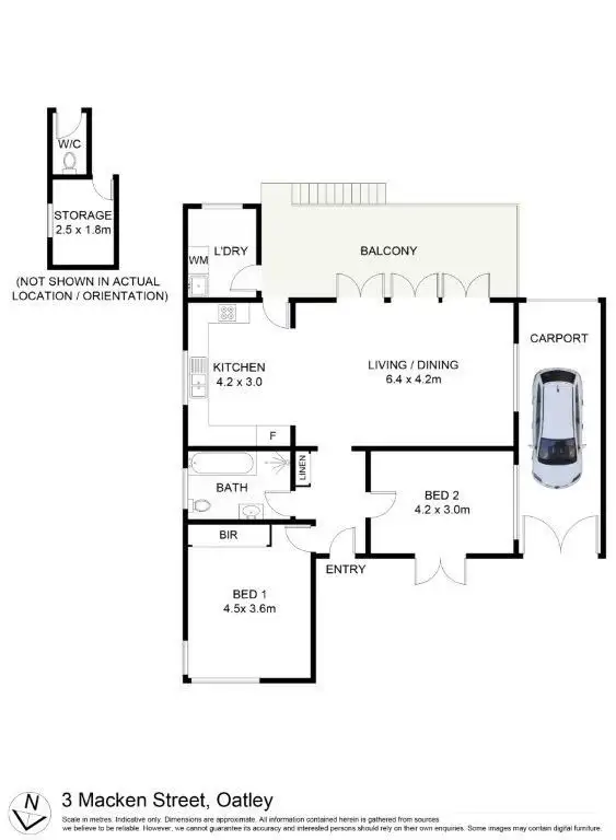 Floorplan of Homely house listing, 3 Macken Street, Oatley NSW 2223