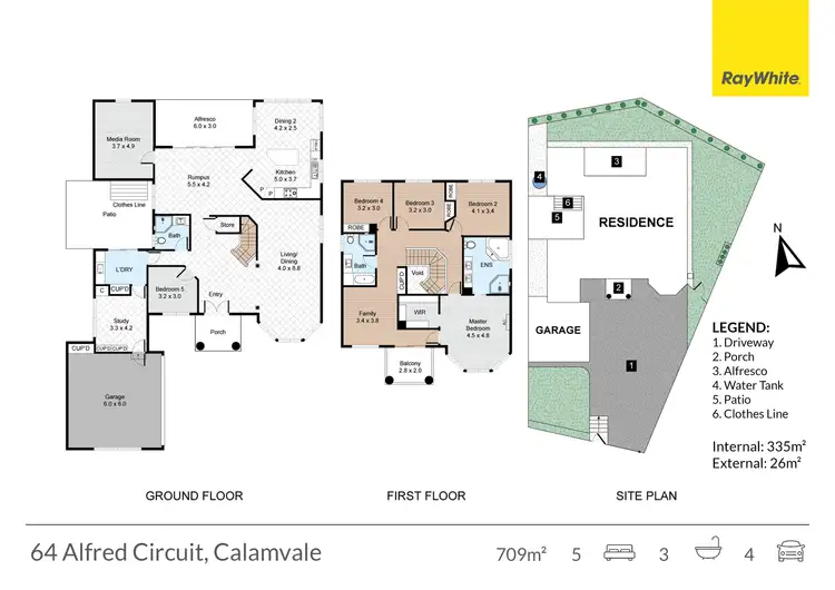 Floorplan of Homely house listing, 64 Alfred Circuit, Calamvale QLD 4116