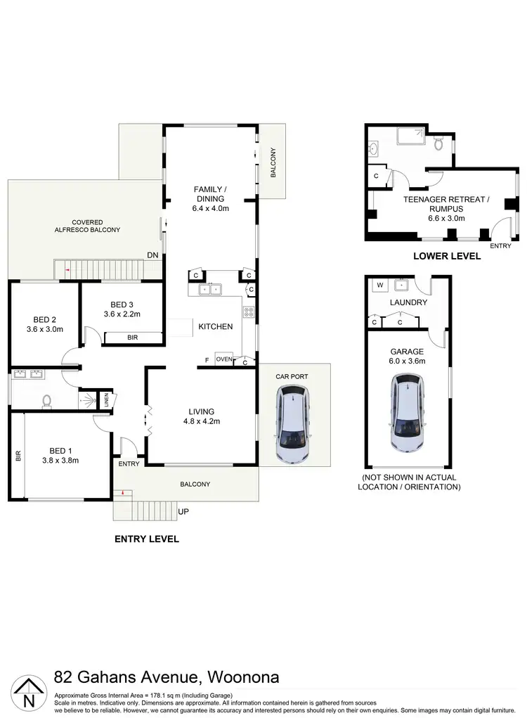 Floorplan of Homely house listing, 82 Gahans Avenue, Woonona NSW 2517