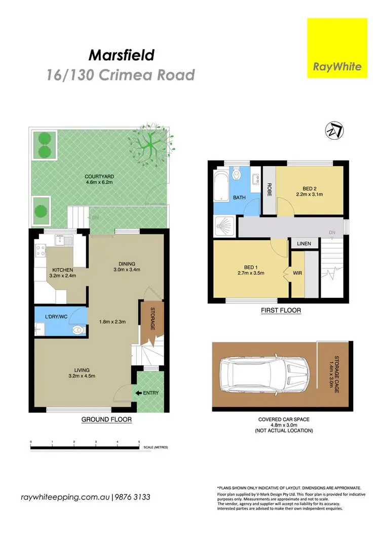Floorplan of Homely townhouse listing, 16/130 Crimea Road, Marsfield NSW 2122