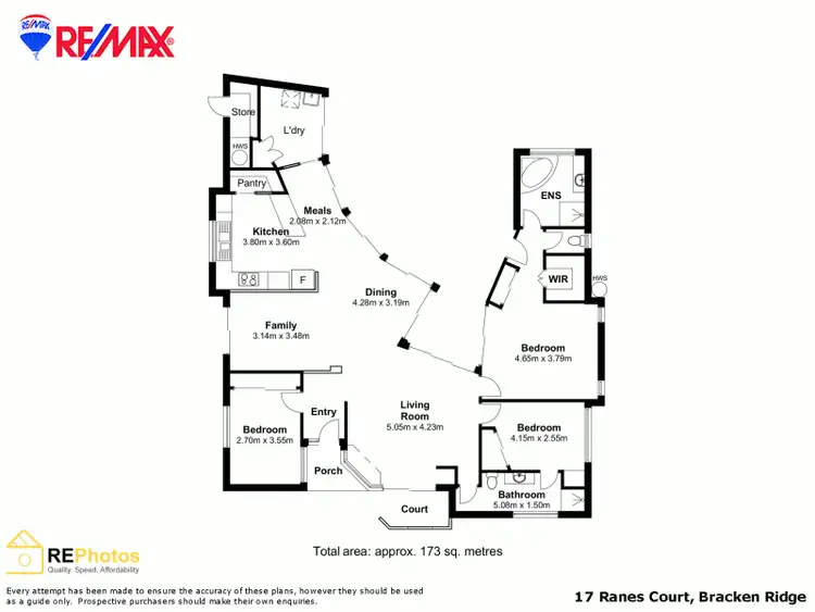 Floorplan of Homely house listing, 17 RANES CT, Bracken Ridge QLD 4017