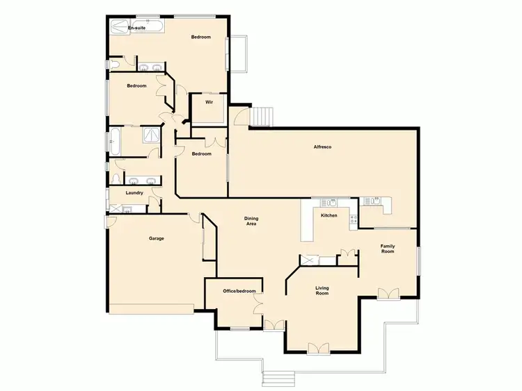 Floorplan of Homely house listing, 6 Heron Close, Cashmere QLD 4500