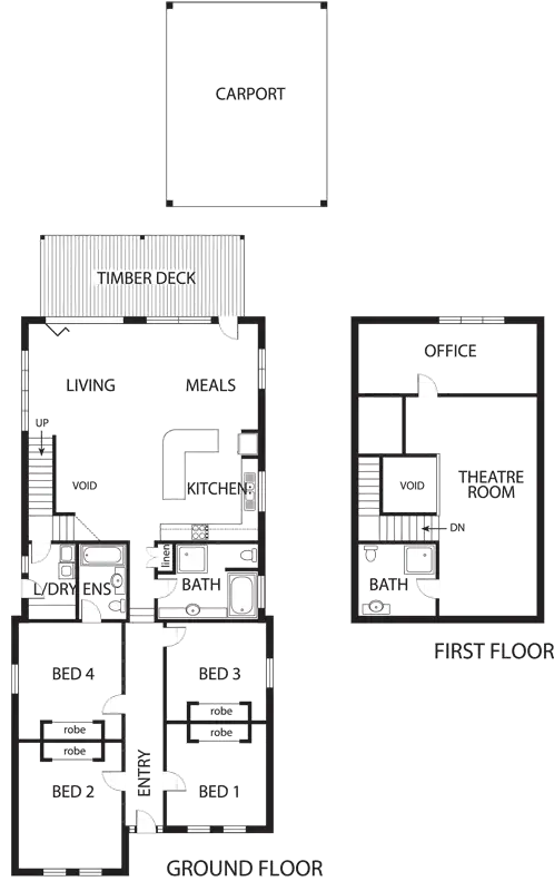 Floorplan of Homely house listing, 30 Burnell St, Brunswick West VIC 3055