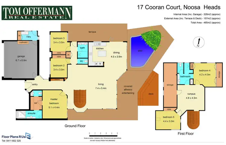 Floorplan of Homely house listing, 17 Cooran Court, Noosa Heads QLD 4567