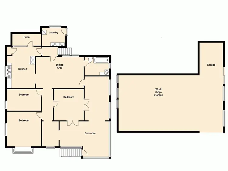 Floorplan of Homely house listing, 83 Southerden Street, Sandgate QLD 4017