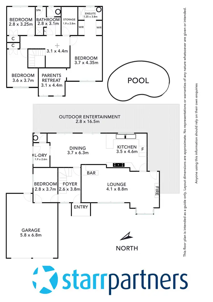 Floorplan of Homely house listing, 6 Whipbird Place, Erskine Park NSW 2759