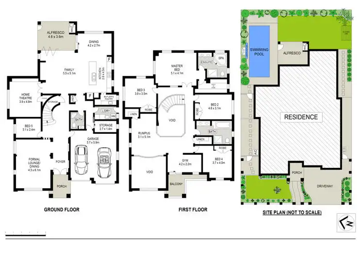 Floorplan of Homely house listing, 208 The Ponds Boulevard, The Ponds NSW 2769