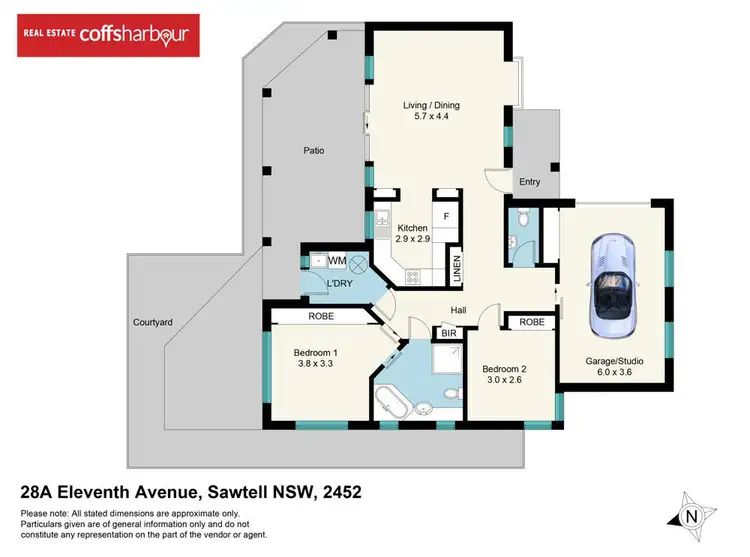 Floorplan of Homely house listing, 28A Eleventh Avenue, Sawtell NSW 2452