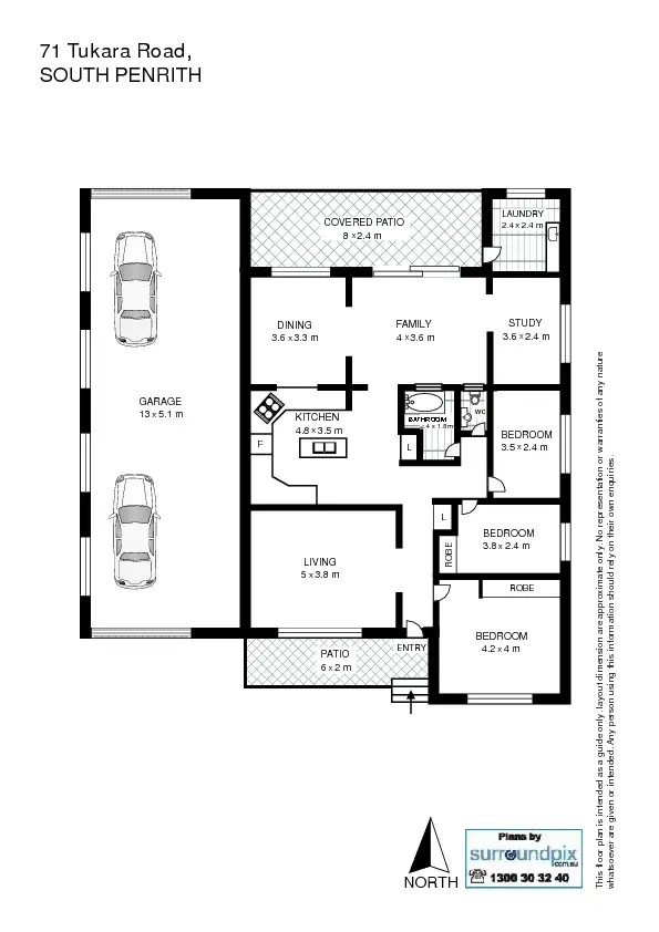 Floorplan of Homely house listing, 71 Tukara Road, South Penrith NSW 2750